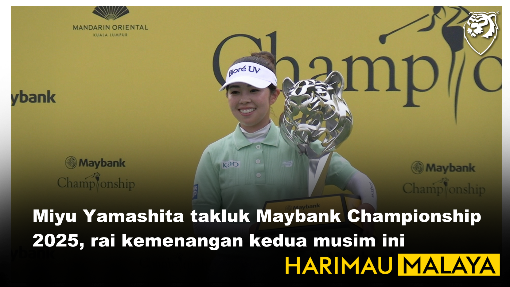 Miyu Yamashita takluk Maybank Championship 2025, rai kemenangan kedua musim ini